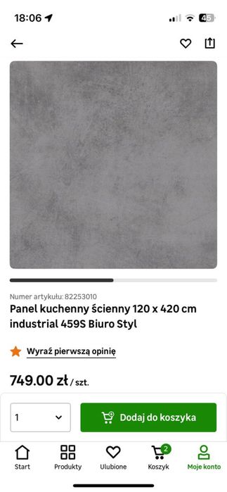Panel dekoracyjny (kuchenny scienny) Biuro Styl