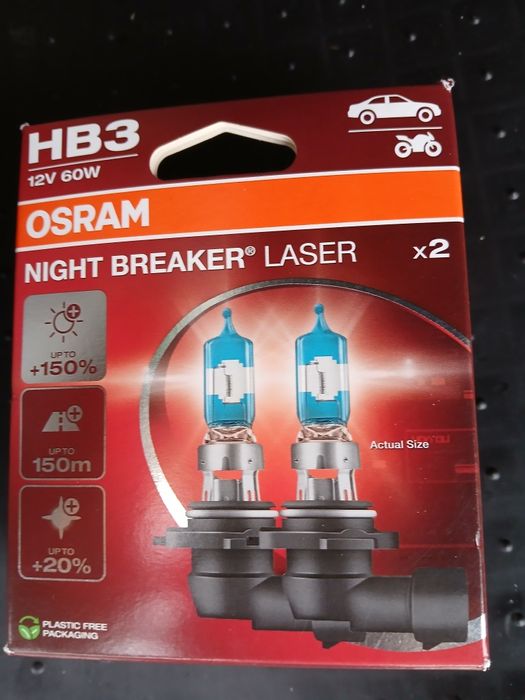 Żarówki HB3 Night Breaker Laser