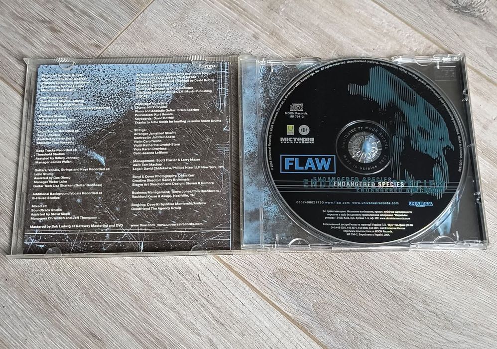 Flaw - Endangered Species CD (Moon Records)