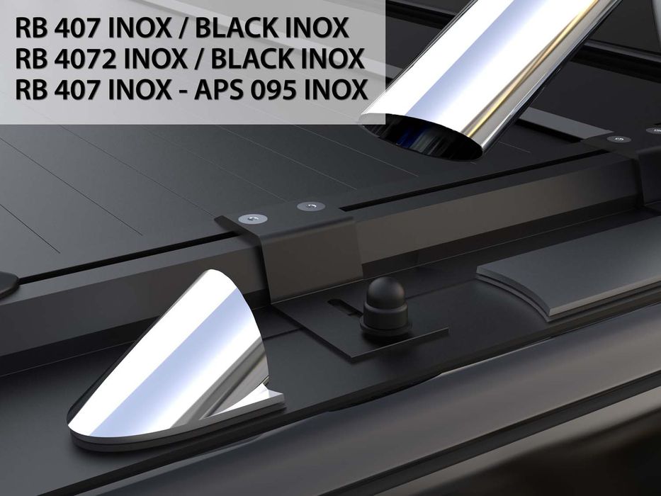 Orurowanie paki czarne Classic rollbar KGM SsangYong Musso / Grand