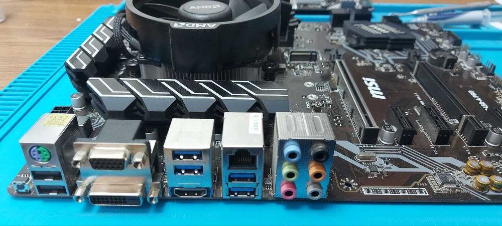 Компьютер, комплектующие Ryzen 5 2600, DDR4 16Gb, 120GB SSD, GTX1650