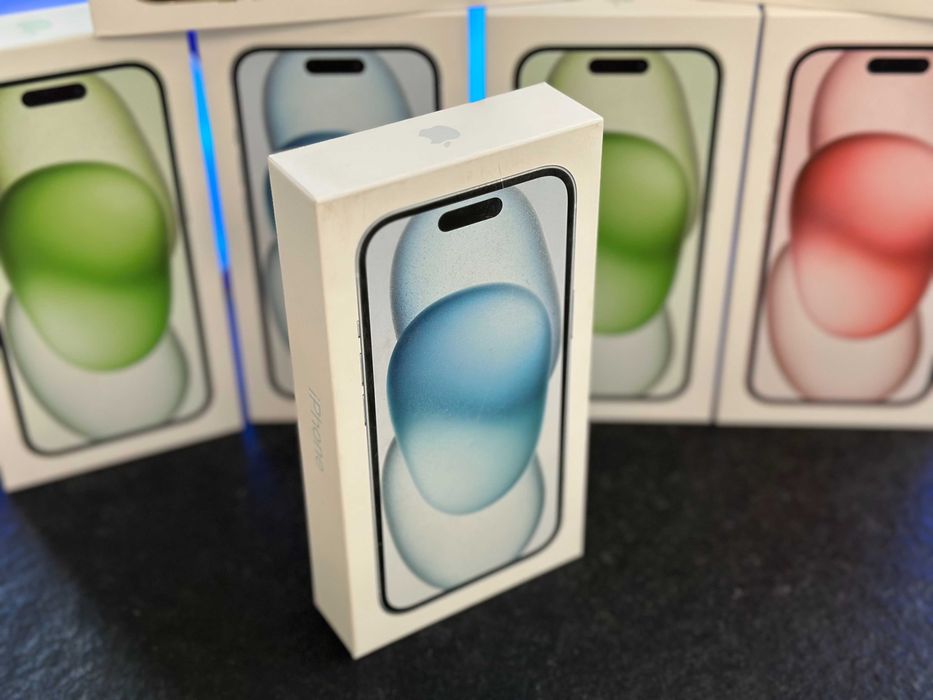 Smartfon iPhone 15 128GB 5G 6.1" Black / Blue  RATY
