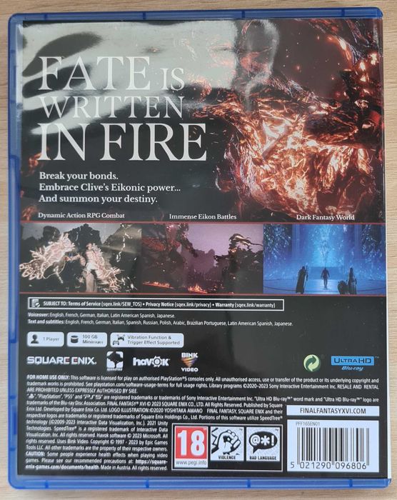 Final Fantasy XVI PS5