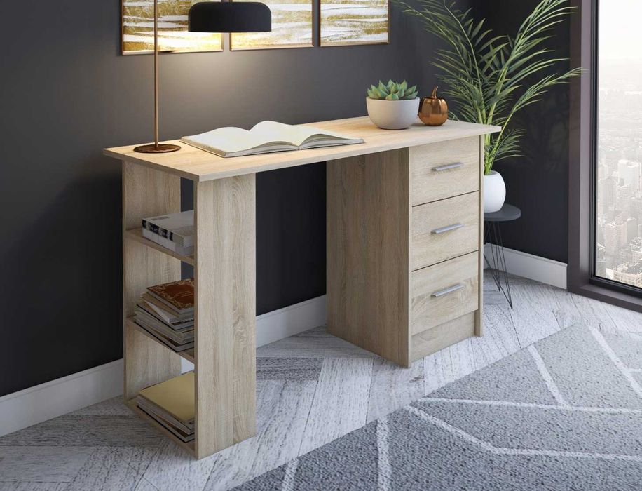 Konsola/Biurko 120x49x73 (białe lub dąb sonoma) Nowe