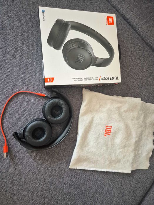 Słuchawki nauszne JBL Tune 520BT czarne