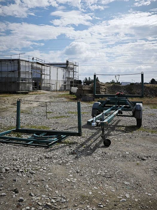Przyczepa dłużycowa dłużyca KAISER NL2,5T do transportu stali drutu słupów drewna M/23