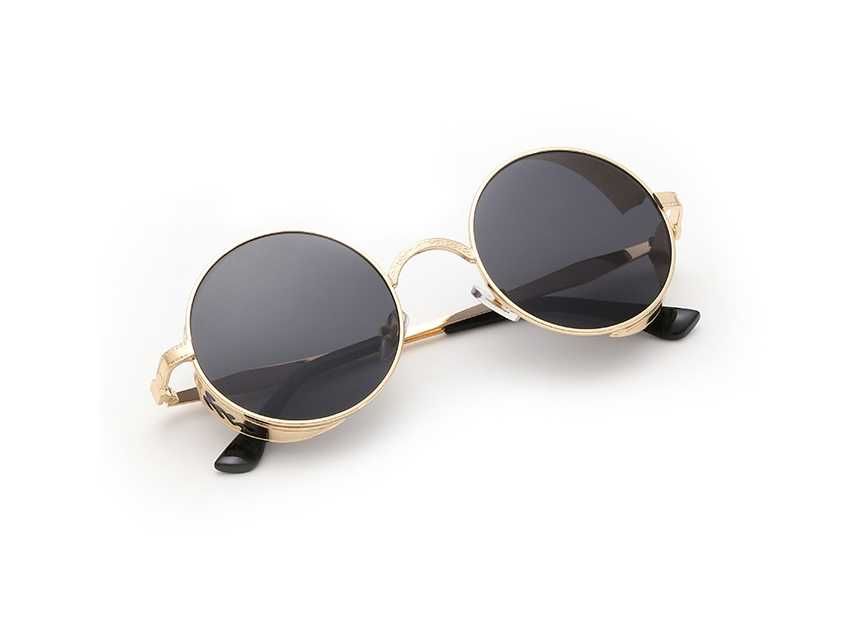Okulary przeciwsłoneczne lenonki gotyckie steampunk retro - GOTHIC.