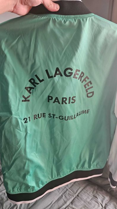 oryginalna męska kurtka bomberka Karl Lagerfeld rozmiar 50