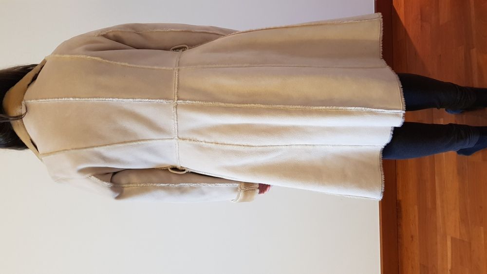 Casaco creme feminino