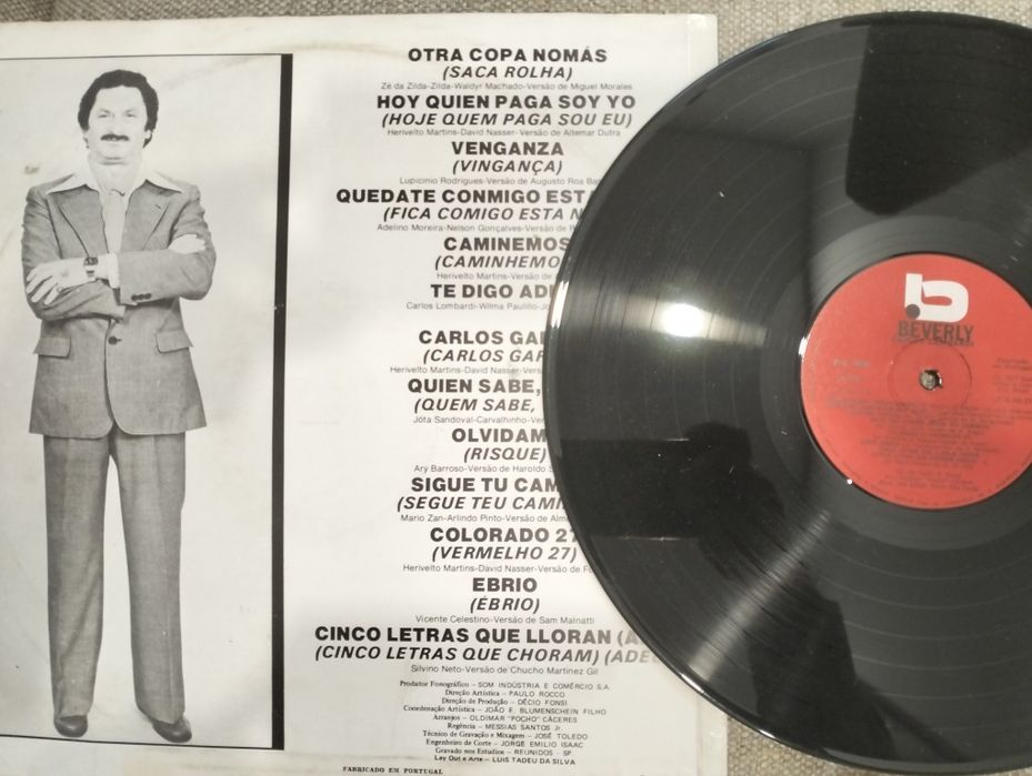 Disco de vinil LP Carlos Lombardi