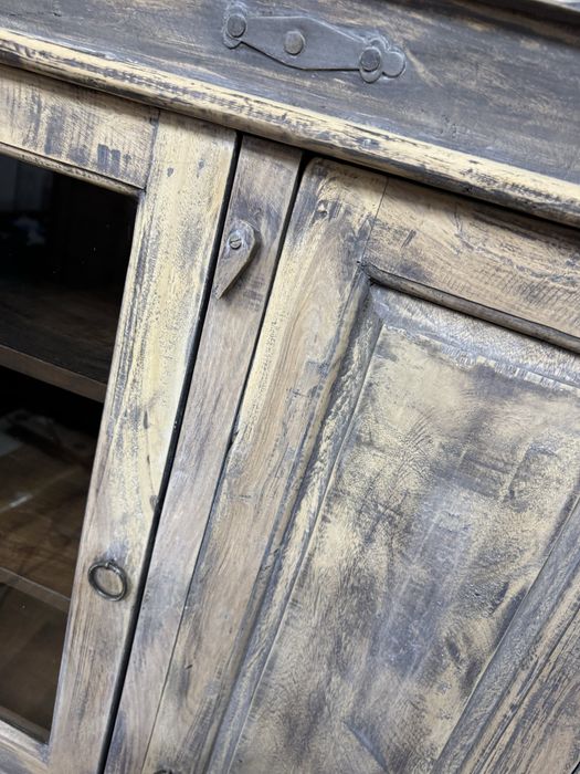 Szafa kolonialna, szafka, komoda, lite drewno, bielona!