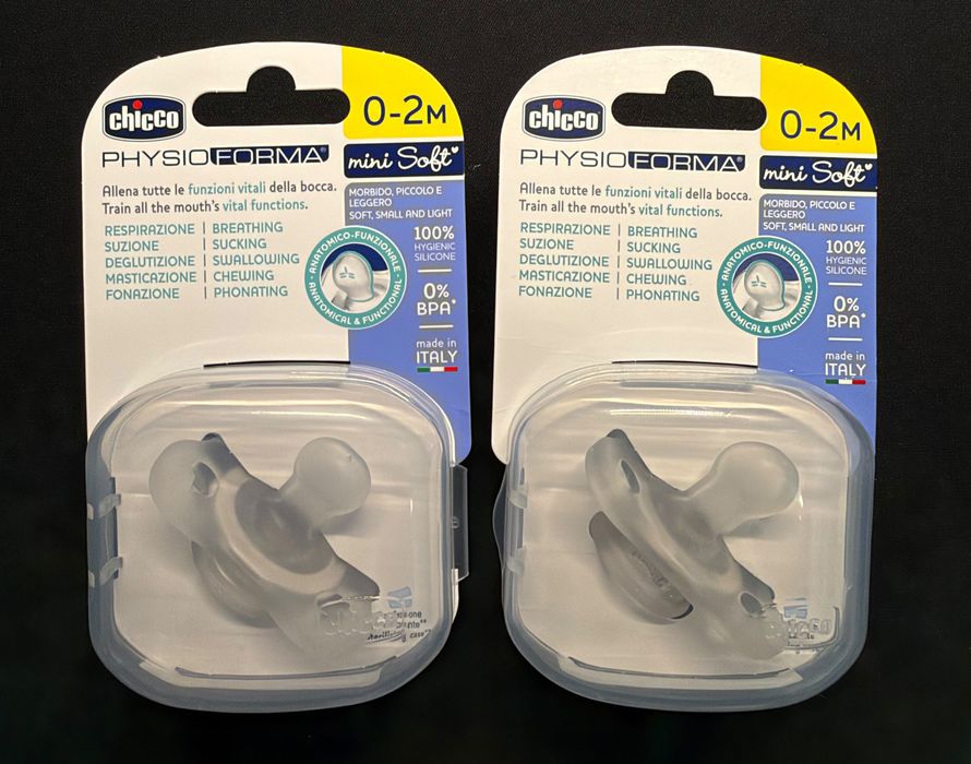 2 Chupetas PhysioForma Mini Soft Chicco 0-2M