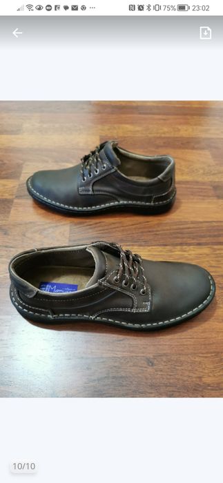 Skórzane Buty Męskie Super Lekkie Wygodne Comfort