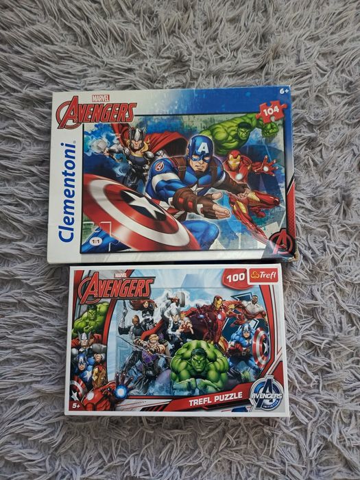 Puzzle Avengers Marvel dla chłopca zestaw