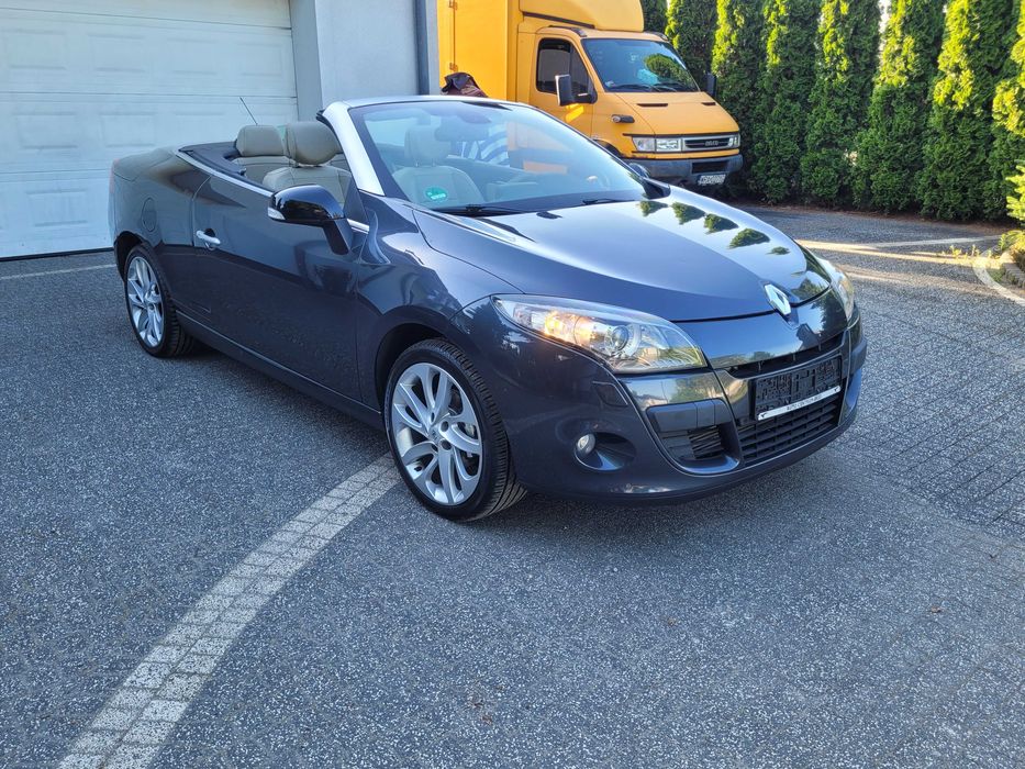 Renault Megane CC 1,4B 131KM LUXE navi jasna skóra alufelga- w ofercie różne Cabrio