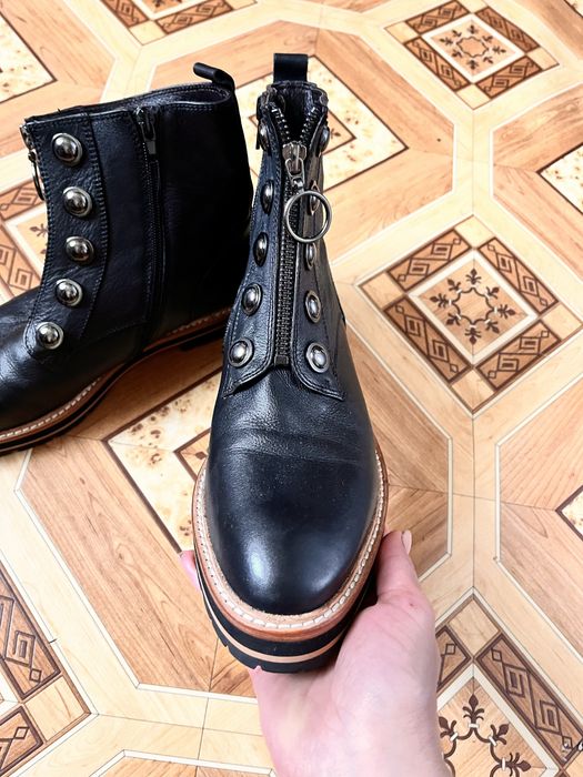 Кожаные ботинки 39р