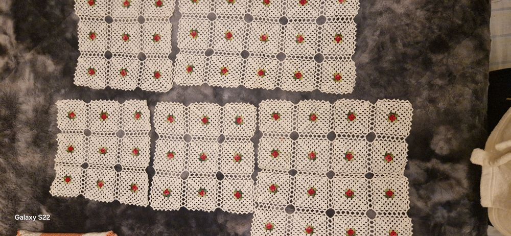 Conjunto de naperons nunca usados