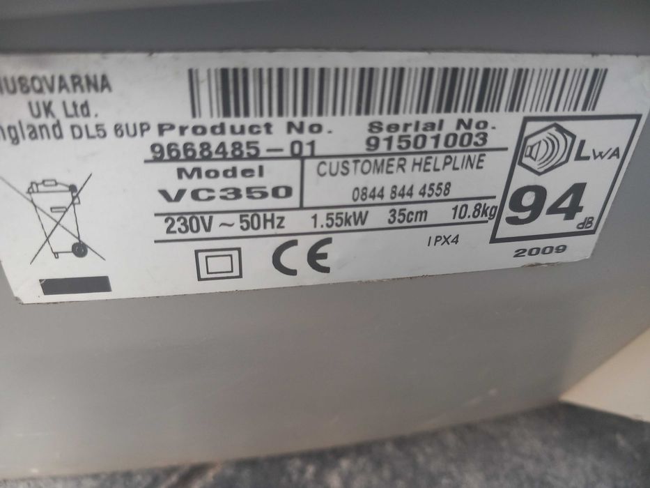 Kosiarka elektryczna poduszkowa Husqvarna flymo vc350