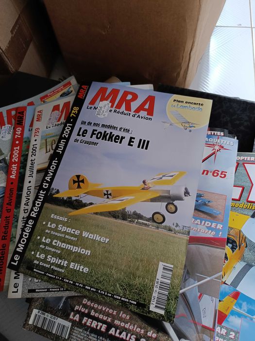 6 Revistas da MRA Le Modele Rèduit d´Avion