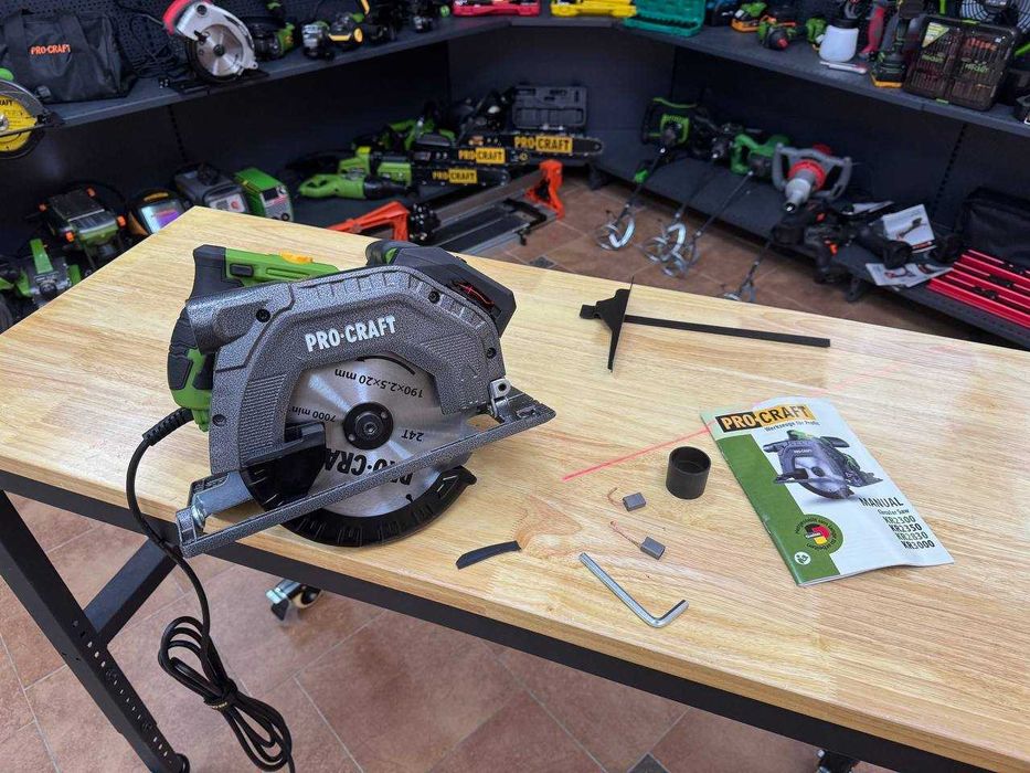 Уценка! Мощная Пила Прокрафт 190мм  Регулювання обертів  Нова