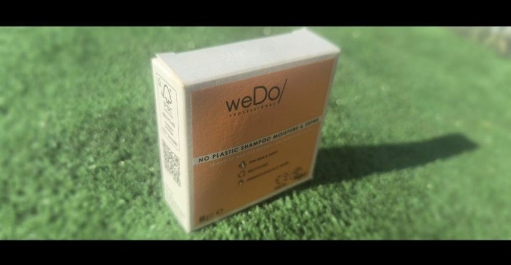 Твердий шампунь wedo moisture & shine no plastic shampoo bar