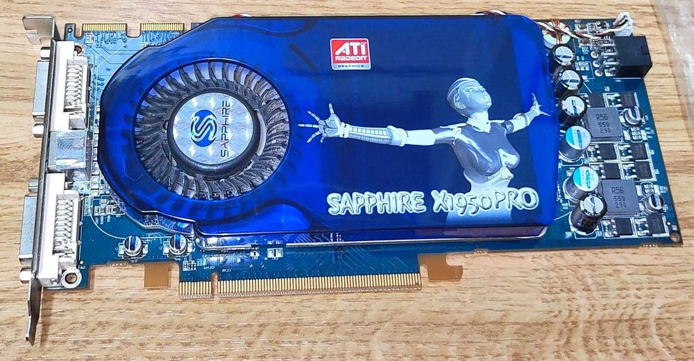 Sapphire ATI Radeon X1950 Pro (RETRO GAMING) - Cabos/Adaptadores Originais