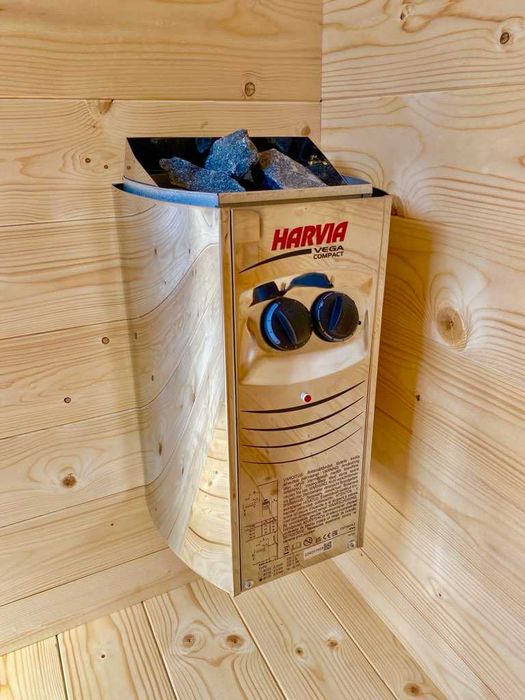 Sauna Sucha - Ogrodowa - SmartSauna - 2 osobowa, Z piecem!