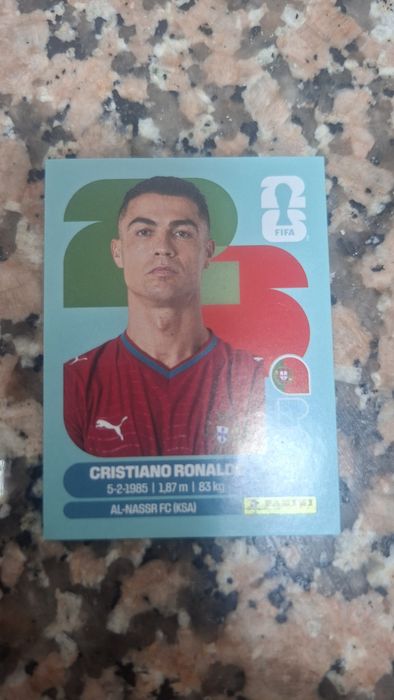 Cromo Panini Ronaldo Mundial.2026