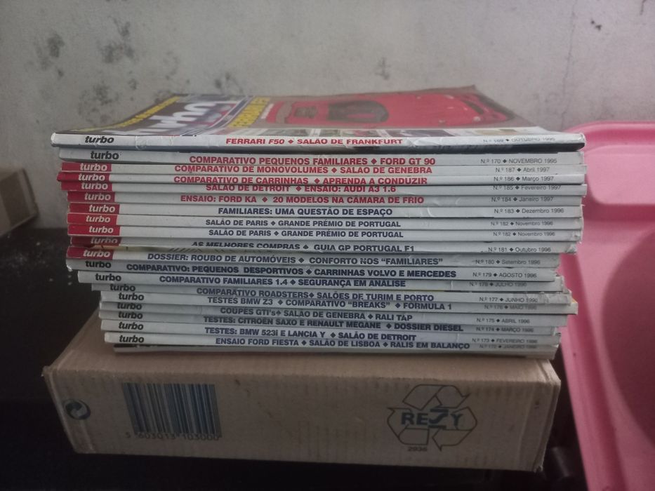 Coleção Revistas Turbo (anos 90)