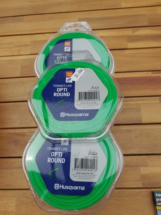 Żyłka do kos spalinowych husqvarna opti round 2,0 mm 15m - WYPRZEDAŻ