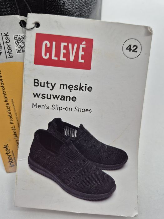 Buty męskie wsuwane nowe 42