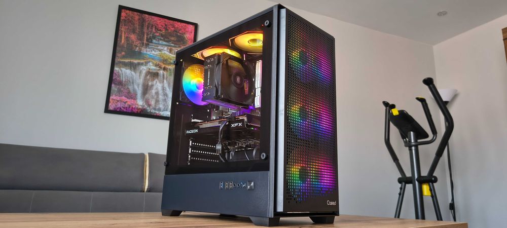 Komputer Gamingowy: RX 6600 XT 8GB/RYZEN 5 5500/SSD M.2/AM4/WIN11PRO