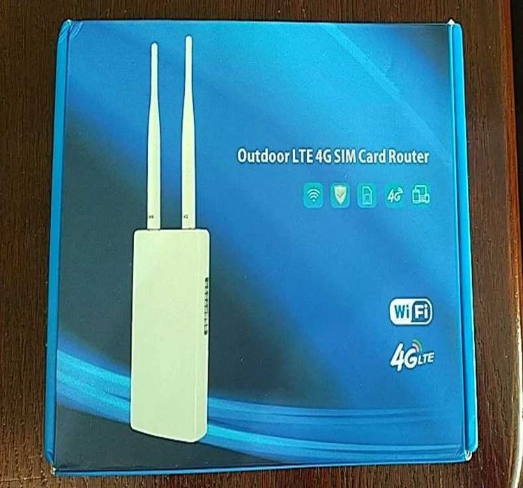 4G Мощный уличный SIM Роутер LTE на WiFi модем для камеры и интернета
