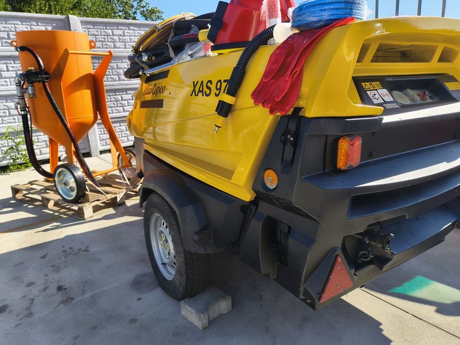 Atlas copco xas 97+piaskarka nowa dostawa gratis
