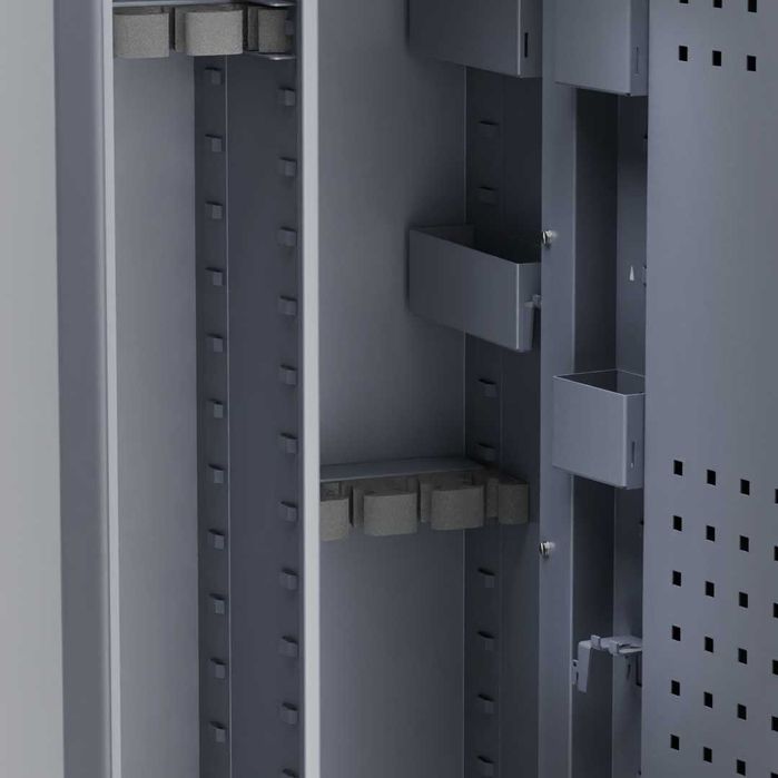 Szafa na 8 sztuk broni z półkami i uchwytami- NOWOŚĆ