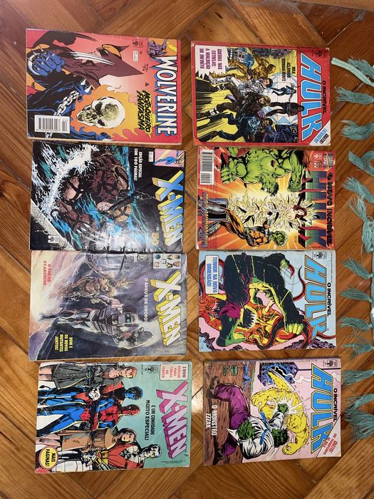 BD abril- Marvel /Dc anos 80/90