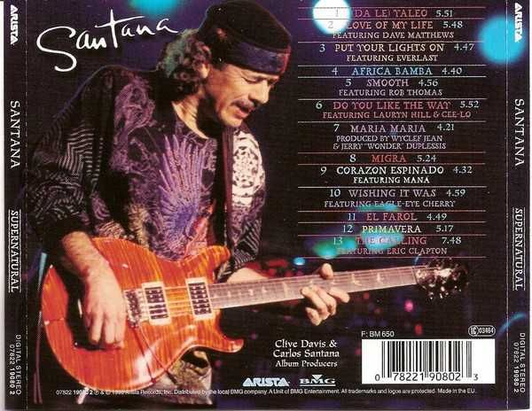 Santana Supernatural - CD