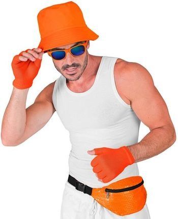 Nerka torebka neonowa dodatek do stroju  lata 80/90