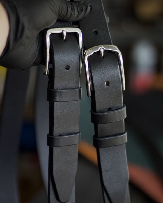 Ремінь чоловічий шкіряний 35мм класичний. Ремень мужской