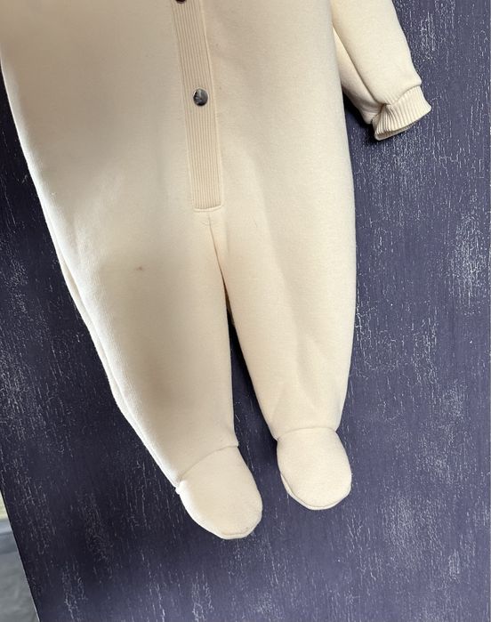 Комбінезон демісезон з начосом та шапочка