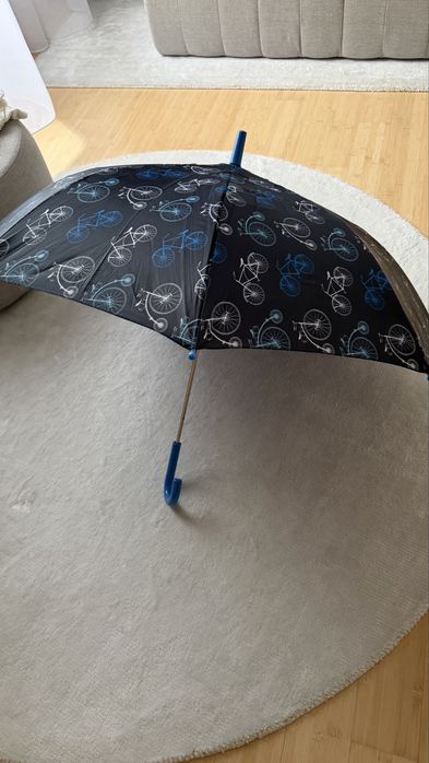 Parasol dziecięcy rowery granatowy duży modny