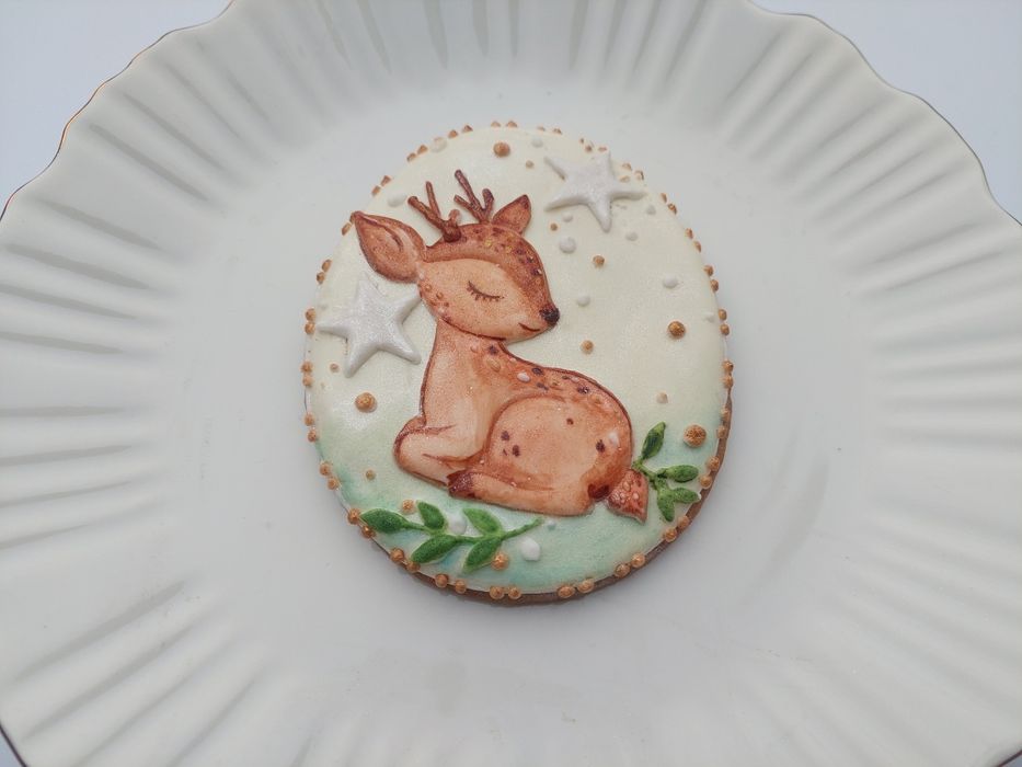 Pierniczki Gwiazdka Renifer Mikołajki Prezent dla Kociary Psiary Duże