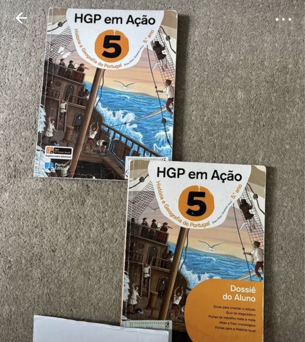 Manuais e cadernos de atividades 5.º ano