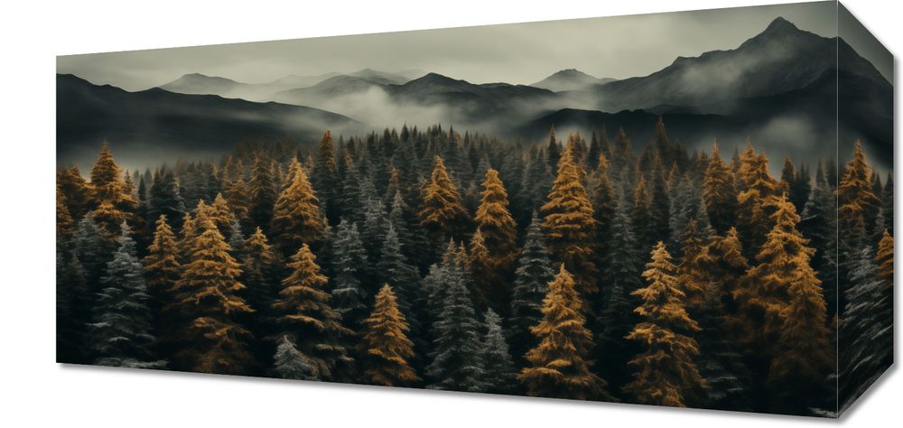 Obraz 40x20cm Mglisty Poranek