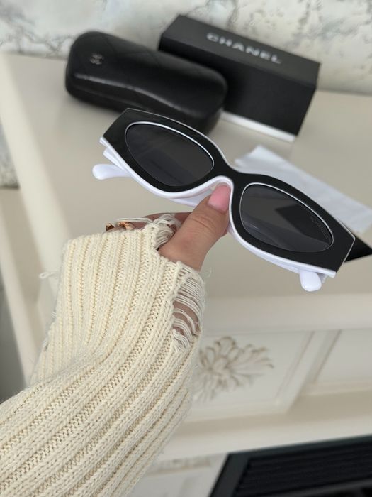 Солнцезащитные очки Chanel полный комплект тренд 2025