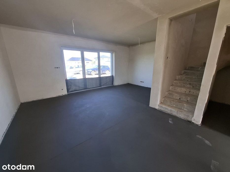 Ogród od zachodu/bez skosów/działka 400 m2