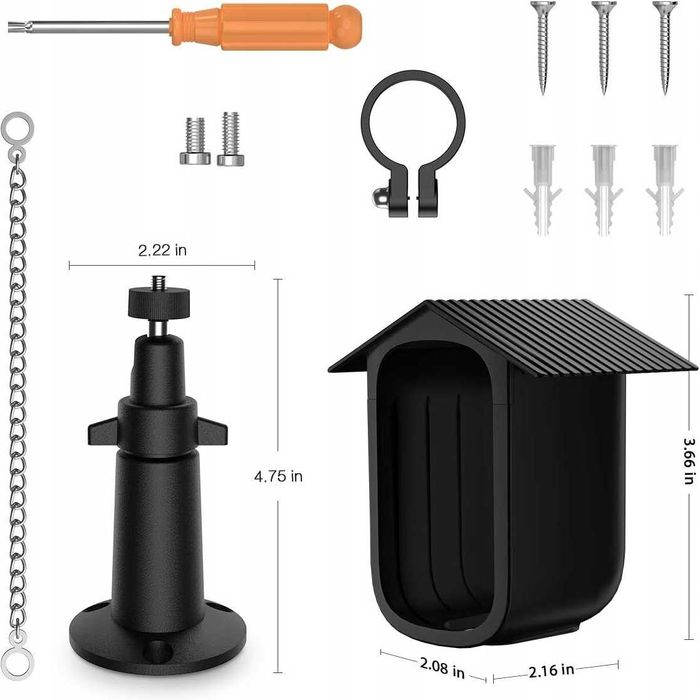 Uchwyt ścienny antykradzieżowy do kamery eufyCam 2C 2C Pro 360