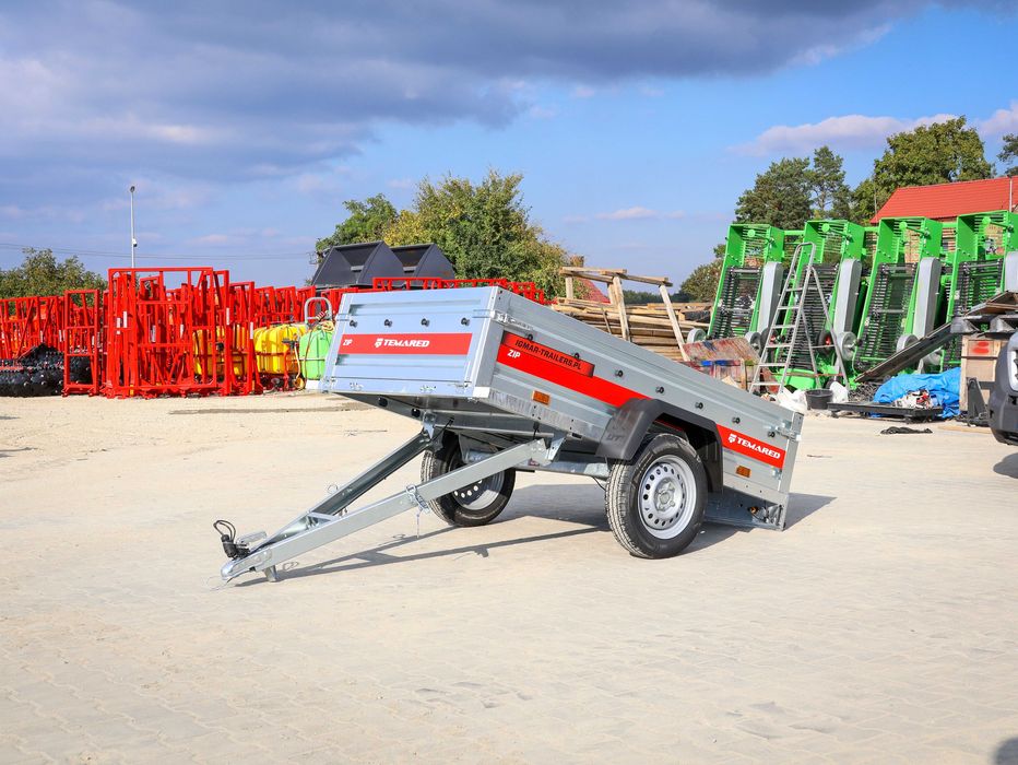 Temared ZIP 2010 KIPP przyczepa 201 x 106 cm z uchylnym dyszlem