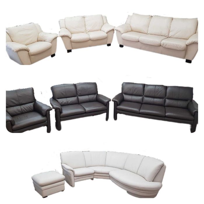 Кожаные диваны Hukla,Himolla, Natuzzi б/у из Европы!