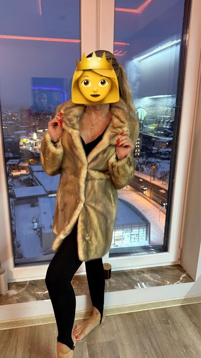 Норковая шуба 75 см длина
